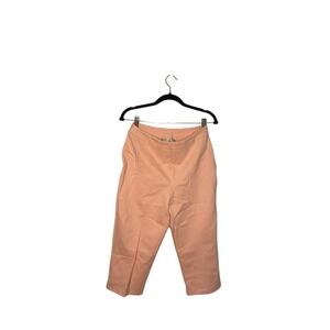 Linea by Louis‎ Dell'Olio Cropped Trousers Salmon Pink Womens Size 8